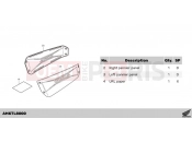 HONDA NC750XAP NC750X 2023 L80-21-00 KIT,PANEL R/L PANNIER(AL)