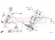 HONDA XL750 Transalp (XL750P) 2023 F-7 HANDLE PIPE/TOP BRIDGE