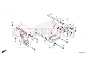 HONDA XL750 Transalp (XL750P) 2023 F-33 REAR CUSHION