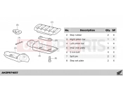 HONDA XL750 Transalp (XL750P) 2023 R71-23-07 KIT,COMFORTABLE PILLION STEP