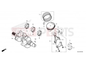 HONDA XL750 Transalp (XL750P) 2023 E-16 CRANKSHAFT/PISTON