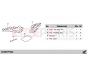 HONDA XL750 Transalp (XL750P) 2023 R79-23-00 KIT,RALLY STEP