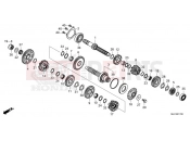 HONDA XL750 Transalp (XL750P) 2023 E-17 TRANSMISSION