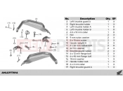HONDA XL750 Transalp (XL750P) 2023 P77-23-04 KNUCKLE GUARD