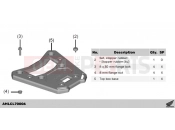 HONDA XL750 Transalp (XL750P) 2023 L70-23-06 50L TOP BOX BASE