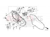 HONDA XL750 Transalp (XL750P) 2023 E-6 RIGHT CRANKCASE COVER