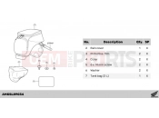 HONDA XL750 Transalp (XL750P) 2023 L89-23-04 KIT,TANK BAG(3L)
