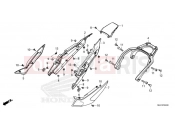 HONDA XL750 Transalp (XL750P) 2023 F-24 REAR COWL