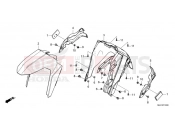 HONDA XL750 Transalp (XL750P) 2023 F-10 FRONT FENDER