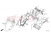HONDA XL750 Transalp (XL750P) 2023 F-43 FRONT COVER