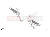 HONDA Forza 125 ABS (NSS125ADP) 2023 F-14-10 PILLION STEP