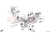 HONDA Forza 125 ABS (NSS125ADP) 2023 E-19-20 LEFT CRANKCASE