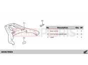 HONDA Forza 125 ABS (NSS125ADP) 2023 L70-23-04 REAR CARRIER