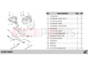 HONDA Forza 125 ABS (NSS125ADP) 2023 L70-23-10 KIT,LID OPENER