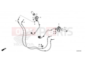 HONDA Forza 125 ABS (NSS125ADP) 2023 F-4 SWITCH/CABLE