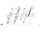 HONDA Forza 125 ABS (NSS125ADP) 2023 F-17 FRONT FORK