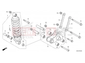 HONDA Forza 750 (NSS750P) 2023 F-33 REAR CUSHION