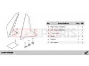 HONDA Forza 750 (NSS750P) 2023 R71-23-05 KIT,LOWER DEFLECTOR