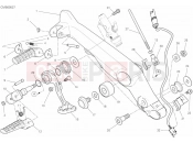 DUCATI Scrambler Icon FOOTRESTS, RIGHT
