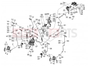 GILERA Fuoco 500 LT Brakes pipes - Calipers