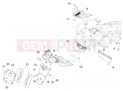 GILERA Fuoco 500 LT Rear cover - Splash guard