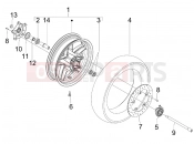 PIAGGIO X7 125 Front wheel