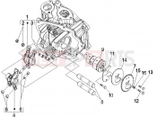 PIAGGIO X7 125 Rocking levers support unit