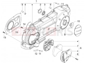 PIAGGIO X7 125 Crankcase cover - Crankcase cooling