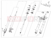 DERBI GPR 50 2T E2 Front fork Paioli