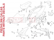 DERBI GPR 50 2T E2 Saddle