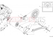 DUCATI 2022 Streetfighter V4 SP Front Sprocket & Chain