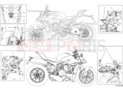 DUCATI 2022 Streetfighter V4 SP Warning Labels (JAPAN Only)