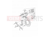 Triumph 1995 THUNDERBIRD Rear Brake Disc and Caliper
