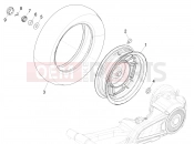 VESPA Elettrica 70 Km/h Rear wheel