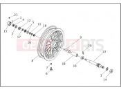HARLEY-DAVIDSON SPORT GLIDE  - FXRT SIDECAR WHEEL