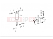 Harley-Davidson 1991 POLICE SUPER GLIDE POLICE (FAIRING)  - FXRP SHOCK ABSORBERS - FLHTP