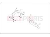 Harley-Davidson 1991 SIDECAR FLHTC SIDECAR  - SIDECAR FOR FLHTC REAR BELT GUARD & DEBRIS DEFLECTOR