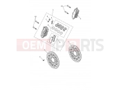 Triumph 2023 Scrambler 1200 XE Front Brake Caliper & Disc
