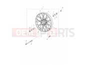 Triumph 2023 Scrambler 1200 XE Front Wheel