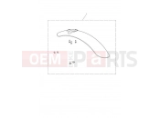 Triumph 2023 Scrambler 1200 XE Front Mudguard, High