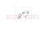 Triumph 2023 Scrambler 1200 XE LED Indicator Kit, D40 Short, 250 Lead