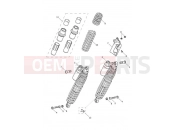Triumph 2023 Scrambler 1200 XE Rear Suspension Unit