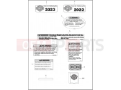 Harley-Davidson 2023 TOURING TOURING ROAD GLIDE ANNIVERSARY  - FLTRXSANV LABELS (2 OF 2)