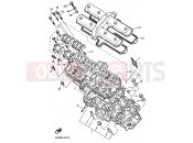 YAMAHA YZF 750 R YZF750R YZF750 (4HY2) 1994 CYLINDER HEAD