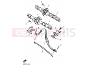 YAMAHA YZF 750 R YZF750R YZF750 (4HY2) 1994 CAMSHAFT & CHAIN