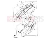 YAMAHA YZF 750 R YZF750R YZF750 (4HY2) 1994 SIDE COVER