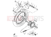 YAMAHA YZF 750 R YZF750R YZF750 (4HY2) 1994 REAR WHEEL