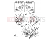 YAMAHA YZF 750 R YZF750R YZF750 (4HY2) 1994 COWLING 2