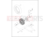 Harley-Davidson 2022 SPORTSTER SPORTSTER XL FORTY-EIGHT  - XL1200X WHEELS, REAR, CAST - ABS ONLY
