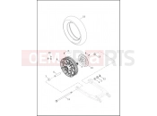 Harley-Davidson 2022 SPORTSTER SPORTSTER XL FORTY-EIGHT  - XL1200X WHEELS, REAR, CAST - NON-ABS